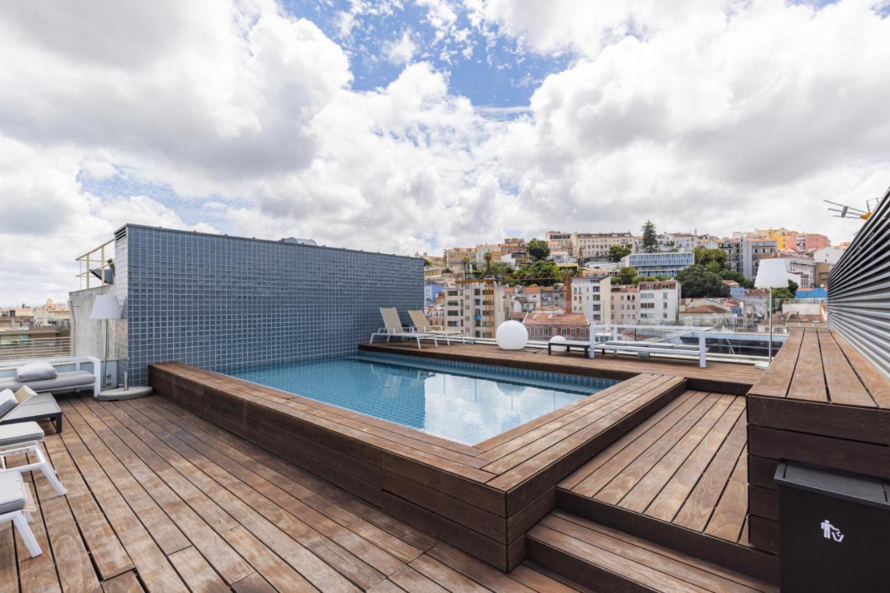 Liberdade Elegance W/Rooftop Pool By Lovelystay Lissabon Buitenkant foto