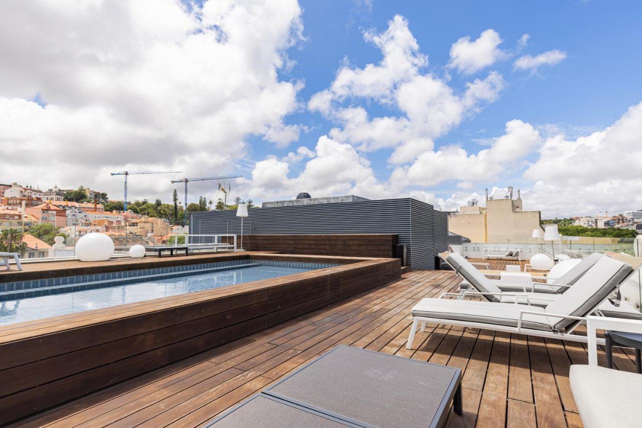 Liberdade Elegance W/Rooftop Pool By Lovelystay Lissabon Buitenkant foto